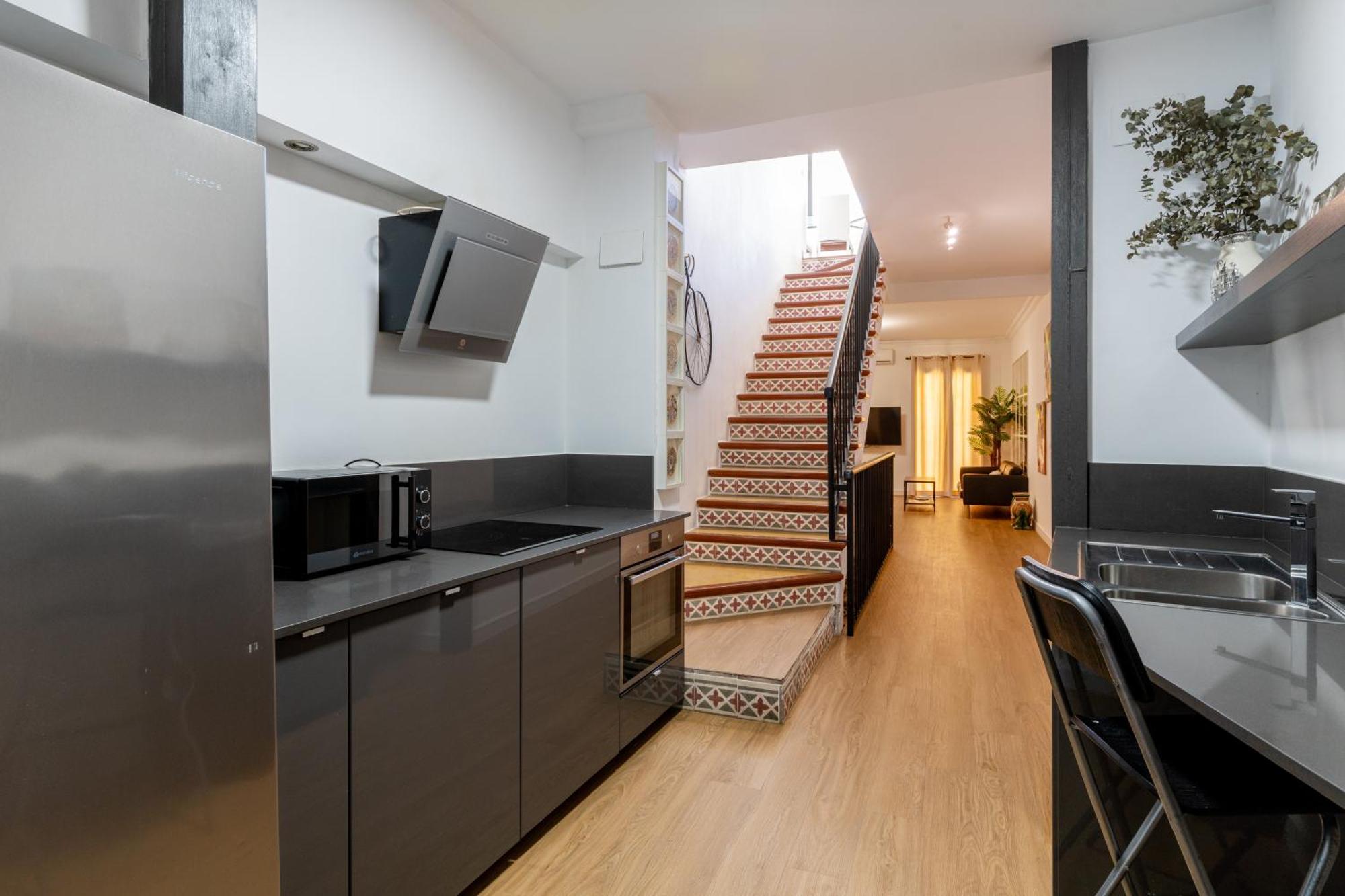 House Sevillana Parking Bagian luar foto